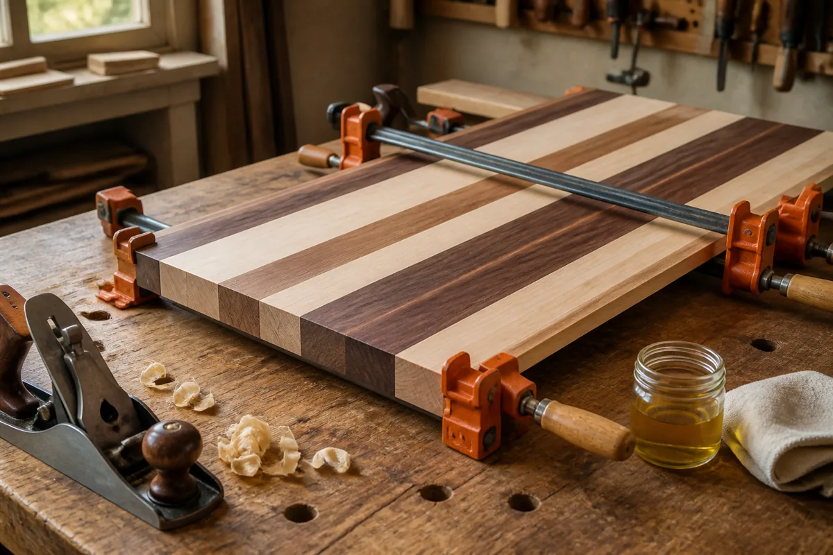 Beginner Woodworking Projects: Five That Teach You Something Real — workshop illustration